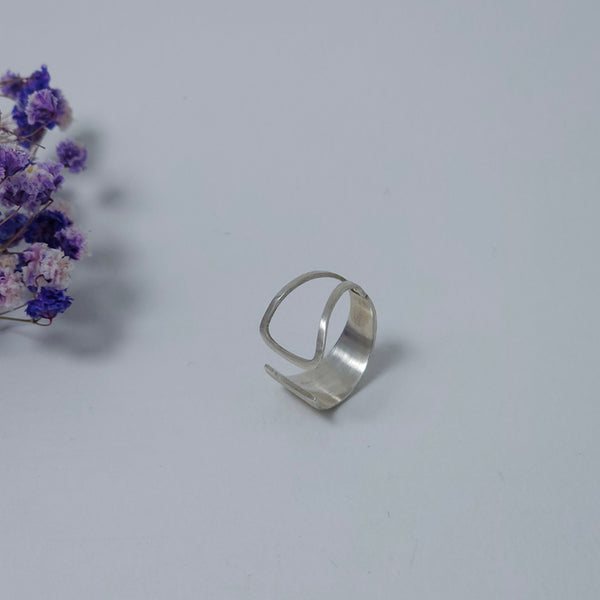 Pebble Silver Ring